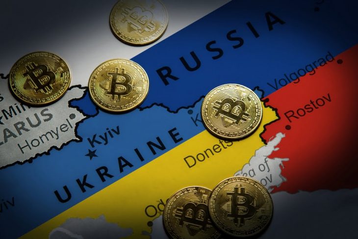 Oekraine en Rusland diverse crypto donaties